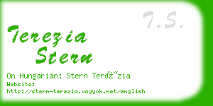 terezia stern business card